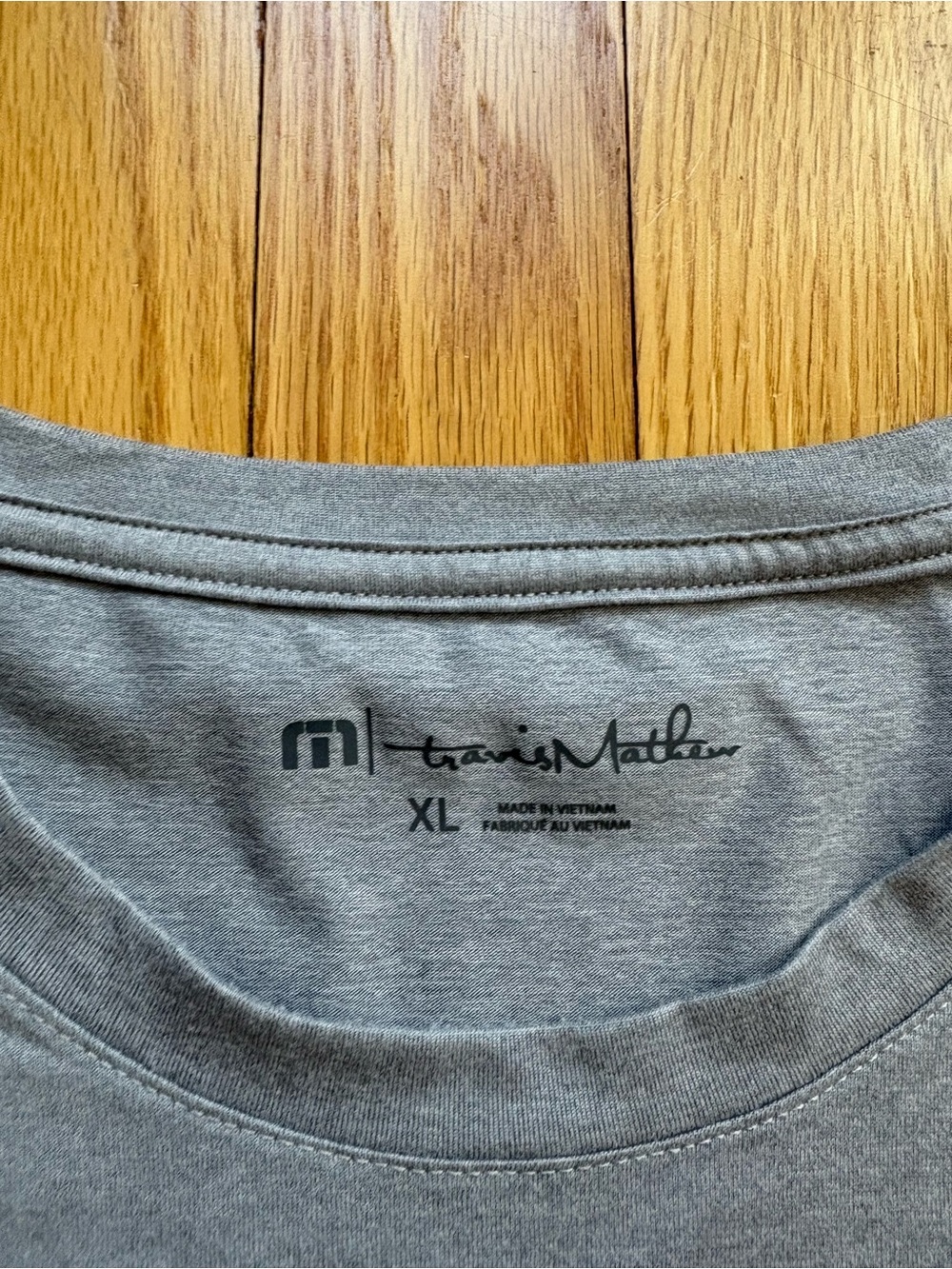 Travis Mathew Men’s Long Sleeve T-Shirt Heater Series XL Gray Solid - Picture 2 of 4